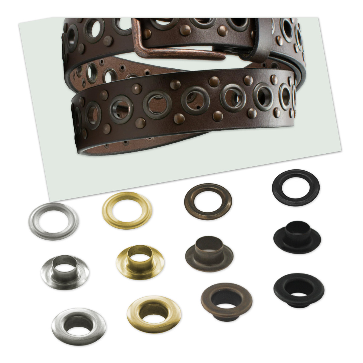 7,8x15мм - Метални капси с шайби - ANN